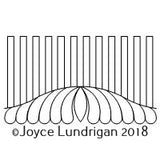 Feather Scallop Simple Border Corner Set