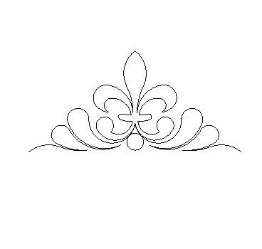 Fleur Feather Pearl P2P Triangle