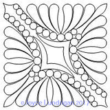 Peacock Pearls Border Corner Set