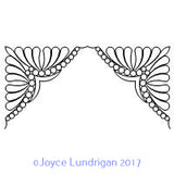 Peacock Pearls Border Corner Set