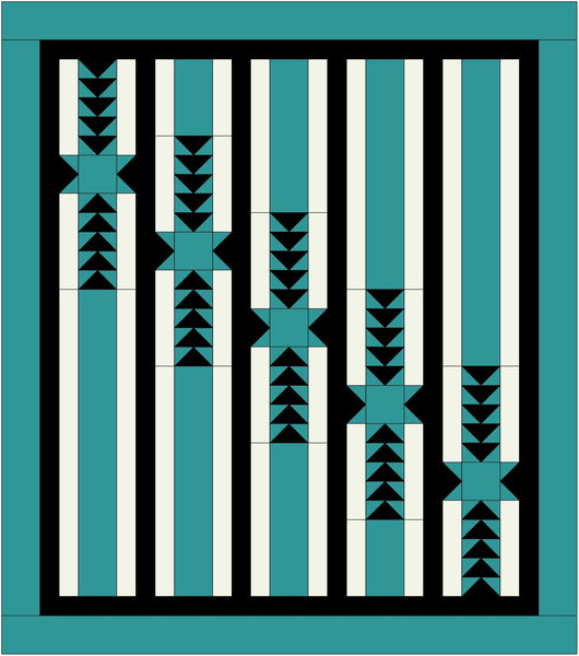Night Flight AIO Piecing Pattern