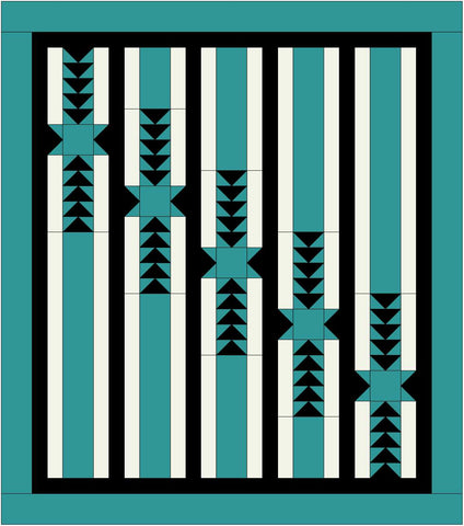 Night Flight AIO Piecing Pattern