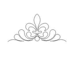 Fleur Feather Pearl P2P Triangle