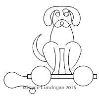 Redwork Dog Pull Toy