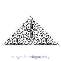 Tulips and Pearls P2P Quad Triangle